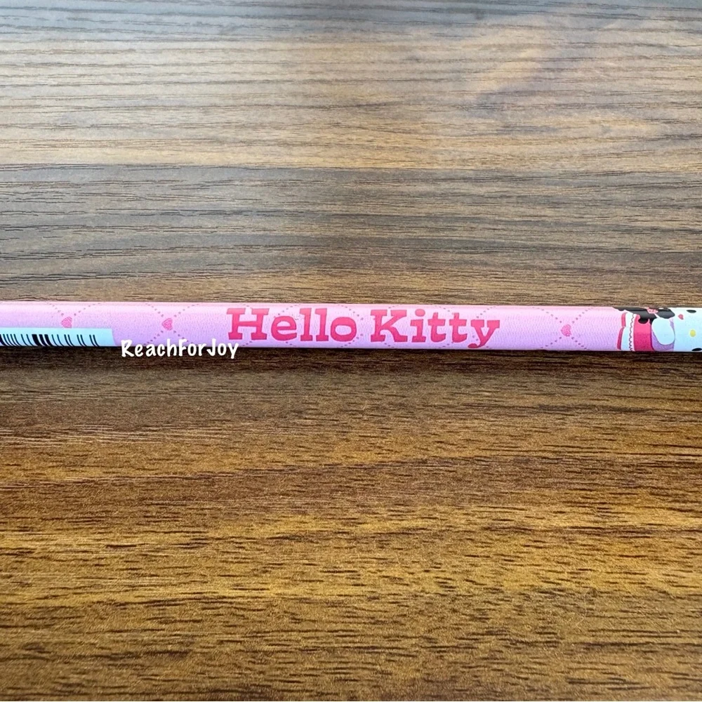Sanrio Hello Kitty Pencil 2012 Wood #2 Pencil Scotty Dog Pink White Hearts